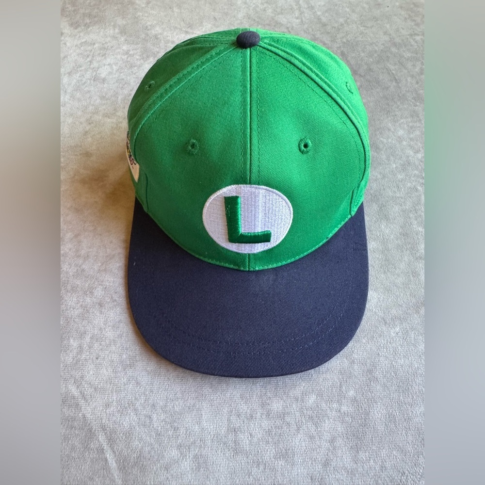 Nintendo Luigi Green and Black Cap